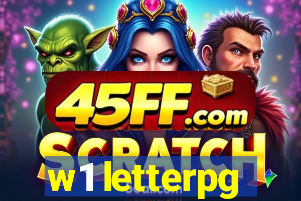 w1 letterpg